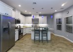 Fully equipped kitchen with all stainless steel appliances